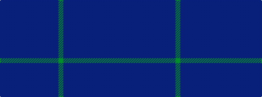 idealised woven sample of pattern BBBBBBBBBBBBG
