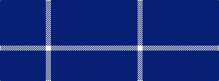 idealised woven sample of pattern BBBBBBBBBW