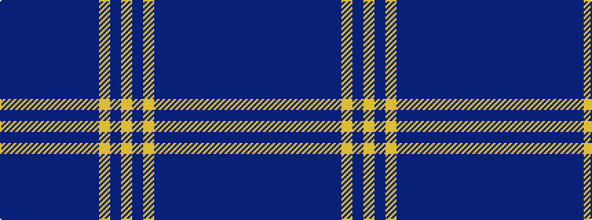 idealised woven sample of pattern BBBBBBBBBYBY