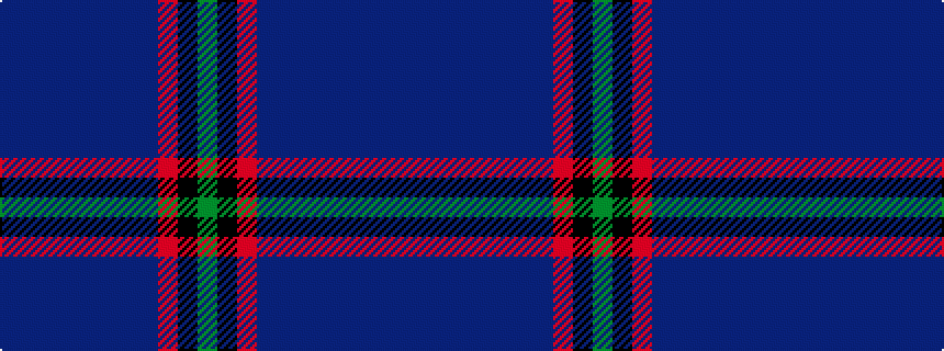 idealised woven sample of pattern BBBBBBBBRKG
