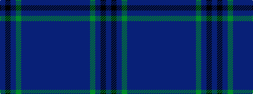 idealised woven sample of pattern BBBBBBBGBKB