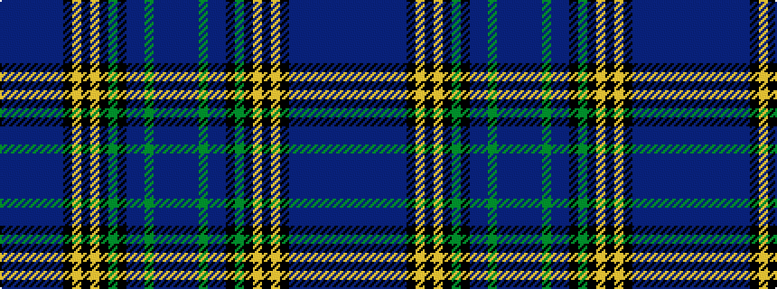 idealised woven sample of pattern BBBBBBBKYKYKGKBBGBBB