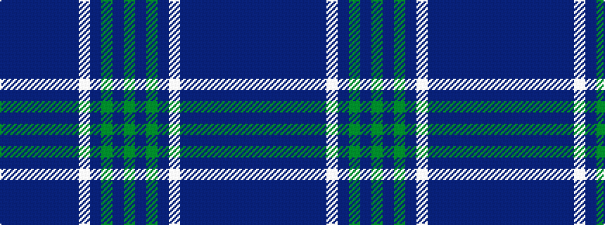 idealised woven sample of pattern BBBBBBBWBGBG