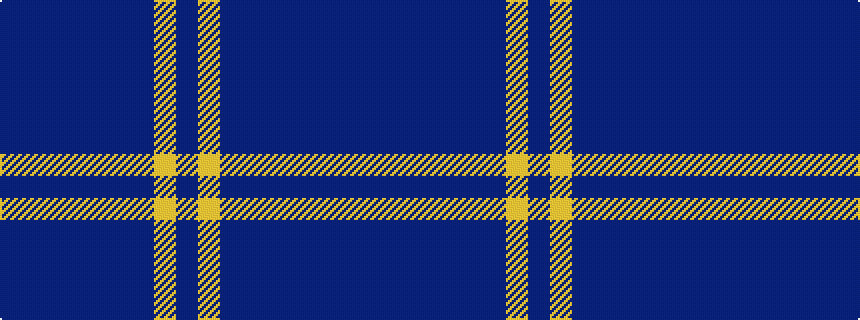 idealised woven sample of pattern BBBBBBBYB