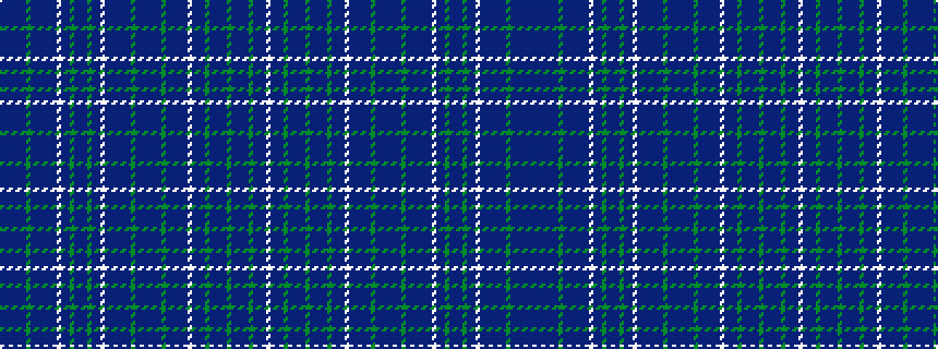 idealised woven sample of pattern BBBBBBGBBBBBBWBBGBBBGBBWBBBBBBGBBBBBBGBBBBBWBBBGBBBBGBBBBGBBBW