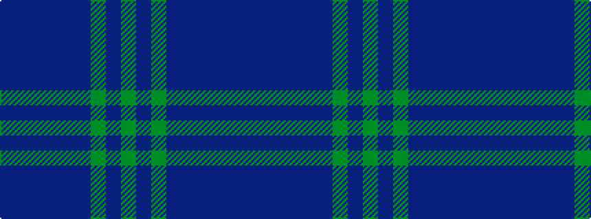 idealised woven sample of pattern BBBBBBGBG