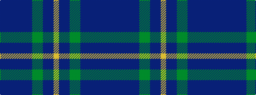 idealised woven sample of pattern BBBBBBGGBBY