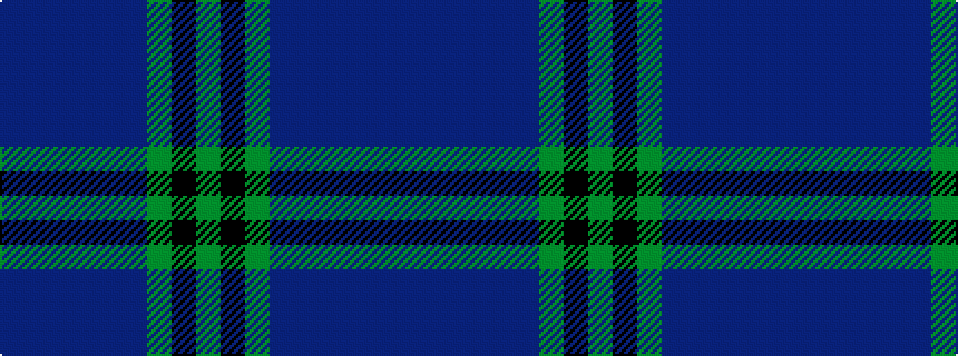 idealised woven sample of pattern BBBBBBGKG