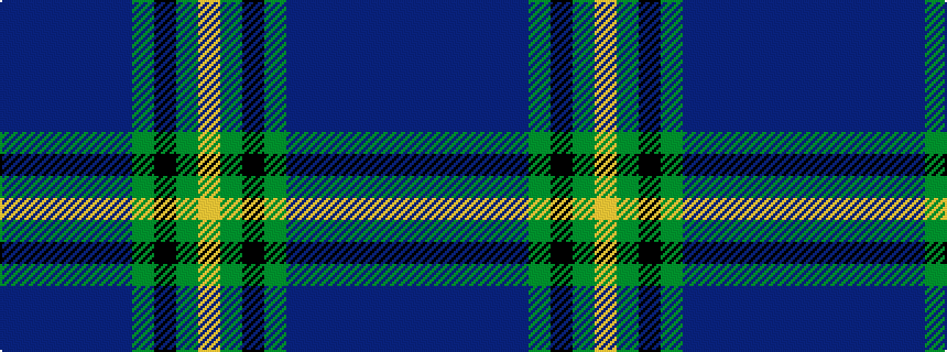idealised woven sample of pattern BBBBBBGKGY