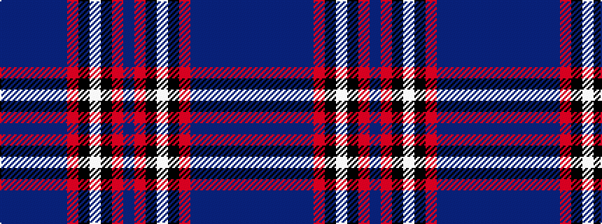 idealised woven sample of pattern BBBBBBRKWKRB