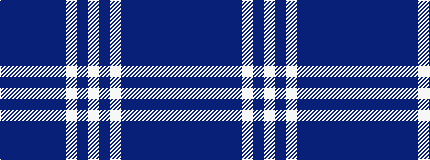 idealised woven sample of pattern BBBBBBWBW