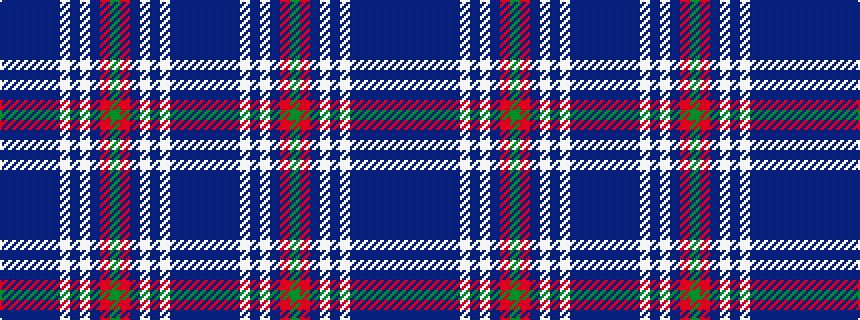 idealised woven sample of pattern BBBBBBWBWBRGRBWBWBBBB