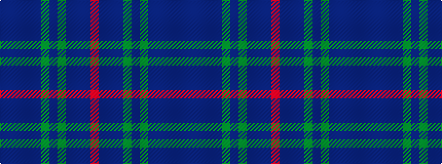 idealised woven sample of pattern BBBBBGBGBBBR