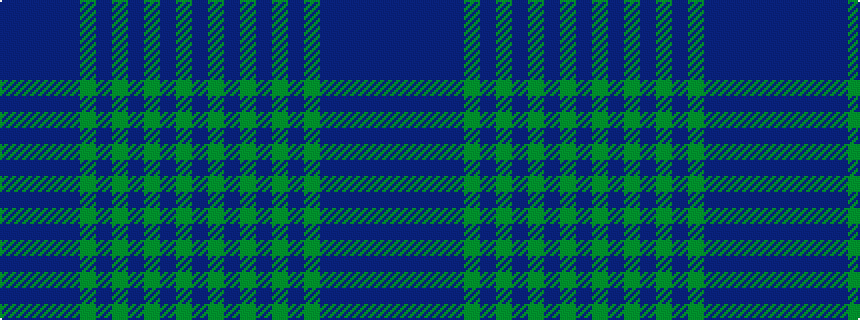 idealised woven sample of pattern BBBBBGBGBGBGB