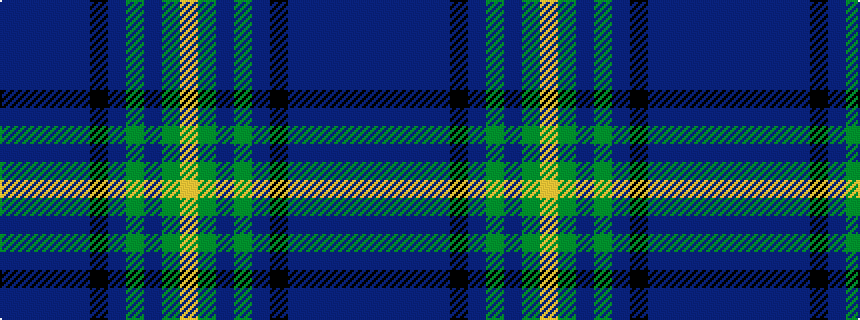 idealised woven sample of pattern BBBBBKBGBGY