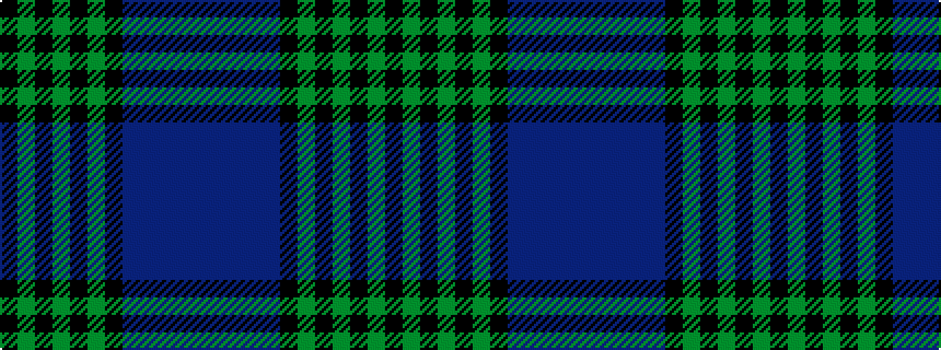 idealised woven sample of pattern BBBBBKGKGKGK