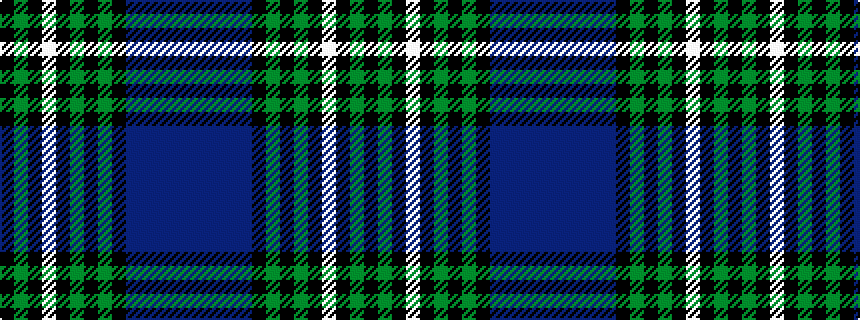 idealised woven sample of pattern BBBBBKGKGKWKGK