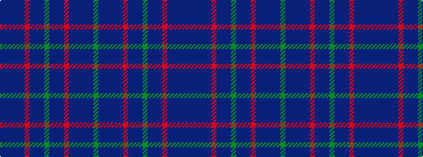 idealised woven sample of pattern BBBBBRBBBGBBBRBBBBBG