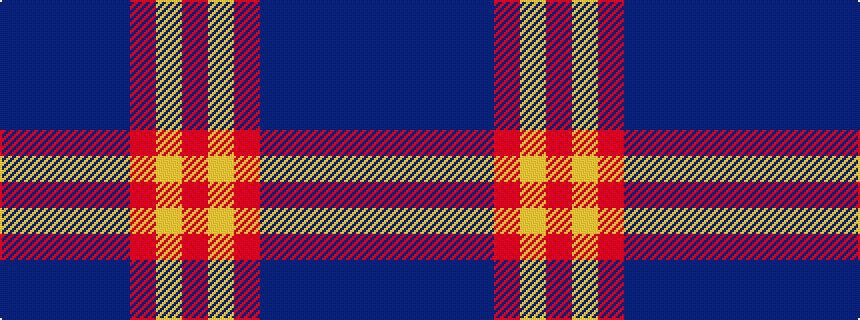 idealised woven sample of pattern BBBBBRYR