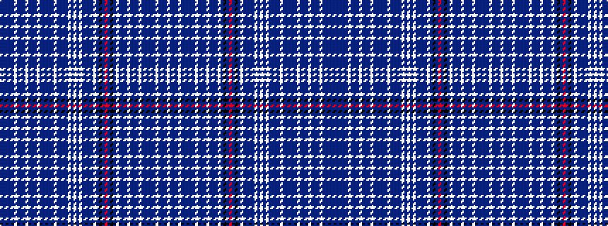 idealised woven sample of pattern BBBBBWBBBWBBBWBBBBBWBBBBWBWBWBBBBWBKBRBKBWBBBWBBBWBBBBBWBBBW