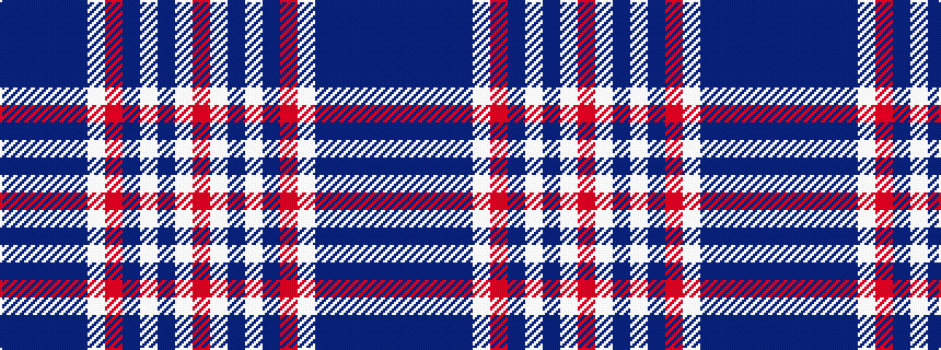 idealised woven sample of pattern BBBBBWRBWBWR
