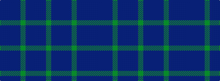 idealised woven sample of pattern BBBBGBBBBG