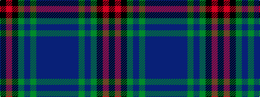 idealised woven sample of pattern BBBBGBGKRK