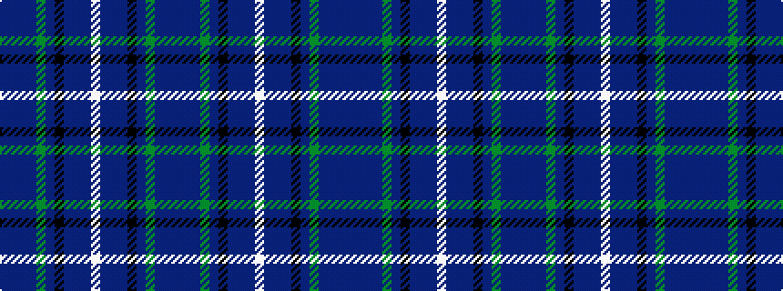 idealised woven sample of pattern BBBBGBKBBBWBBBKBGBBB