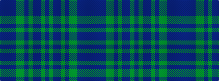 idealised woven sample of pattern BBBBGGBGBBGB