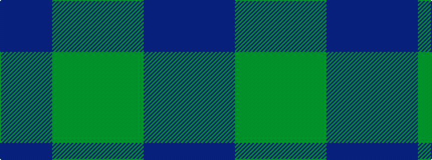 idealised woven sample of pattern BBBBGGGG