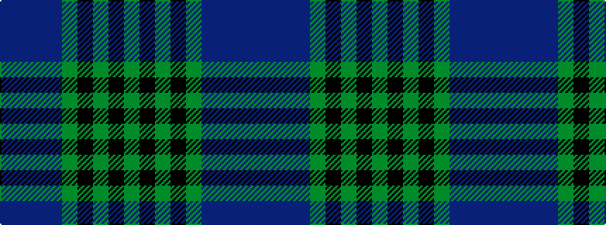idealised woven sample of pattern BBBBGKGKG