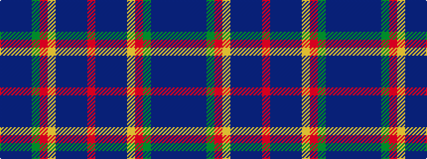 idealised woven sample of pattern BBBBGRYBBBBR