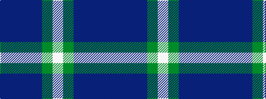 idealised woven sample of pattern BBBBGW