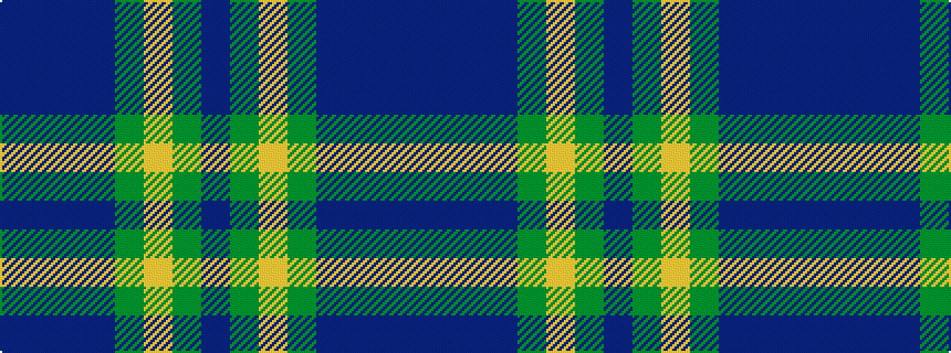 idealised woven sample of pattern BBBBGYGB
