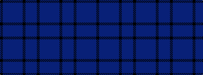 idealised woven sample of pattern BBBBKBBBBKBBBBBBBK
