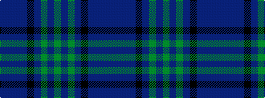 idealised woven sample of pattern BBBBKBGBG