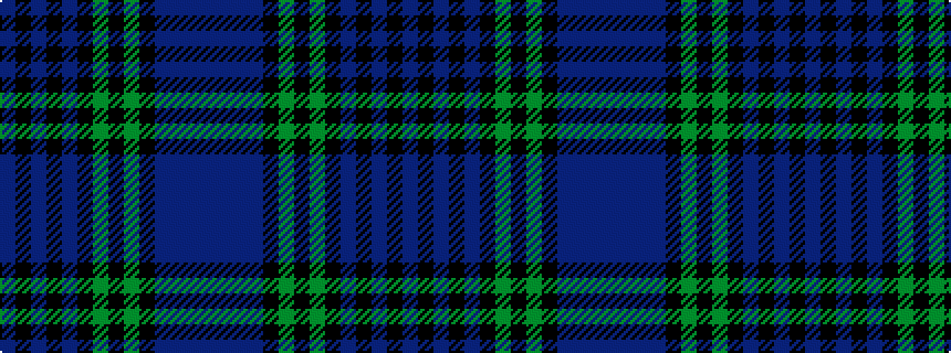 idealised woven sample of pattern BBBBKGKGKBKBKB