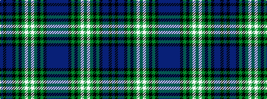 idealised woven sample of pattern BBBBKGKGWGWGKGKBBKB