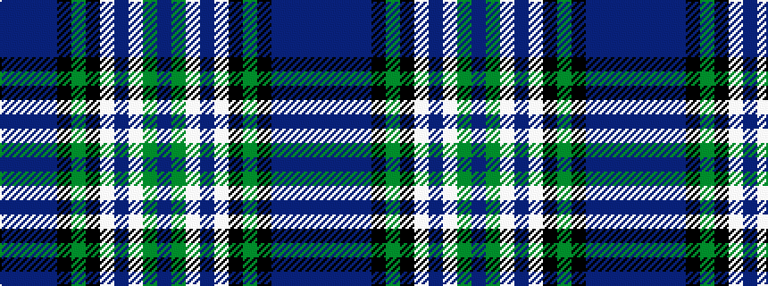 idealised woven sample of pattern BBBBKGKWBWGB