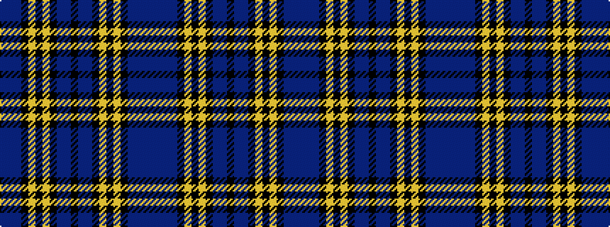 idealised woven sample of pattern BBBBKYKYKBBKBBKYKYKBBB