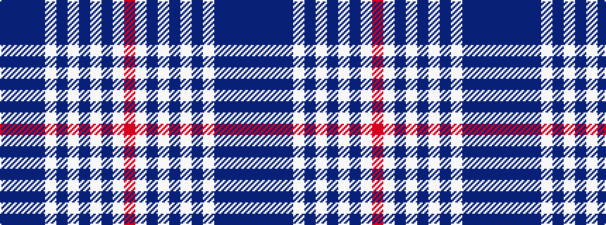 idealised woven sample of pattern BBBBWBWBWBWR