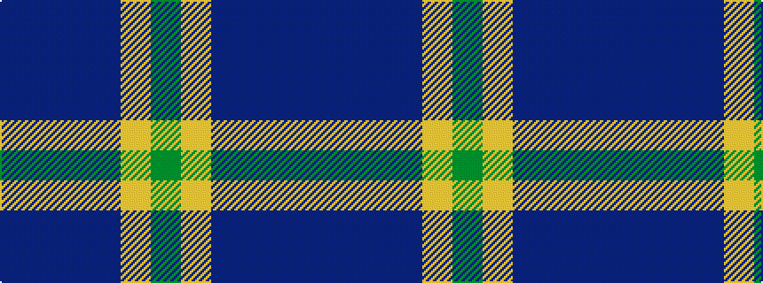 idealised woven sample of pattern BBBBYG