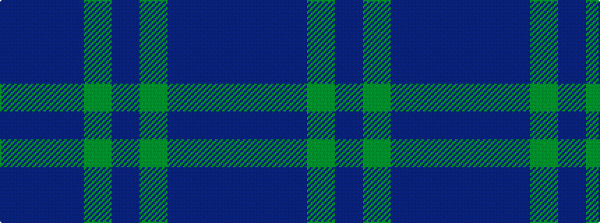 idealised woven sample of pattern BBBGB