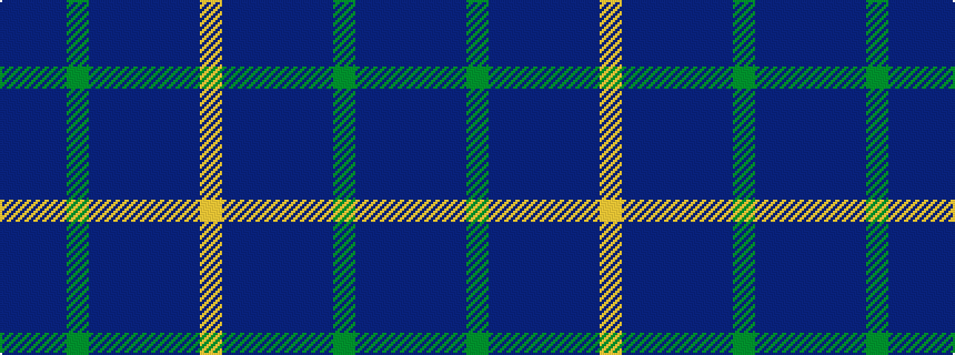 idealised woven sample of pattern BBBGBBBBBY