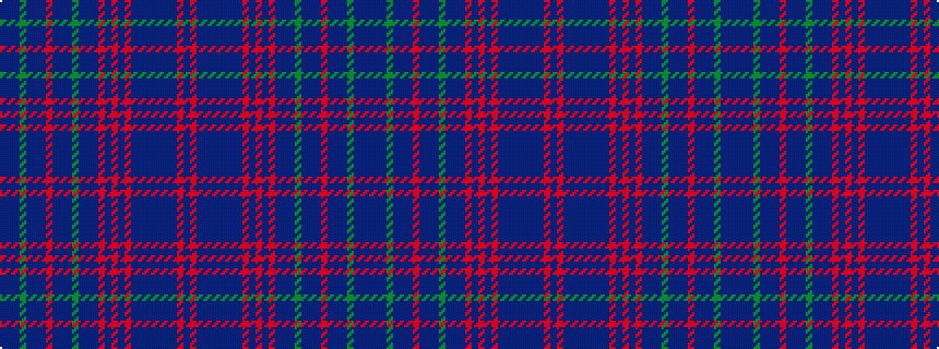 idealised woven sample of pattern BBBGBBBRBBBGBBBRBRBRBBBBBBBRB