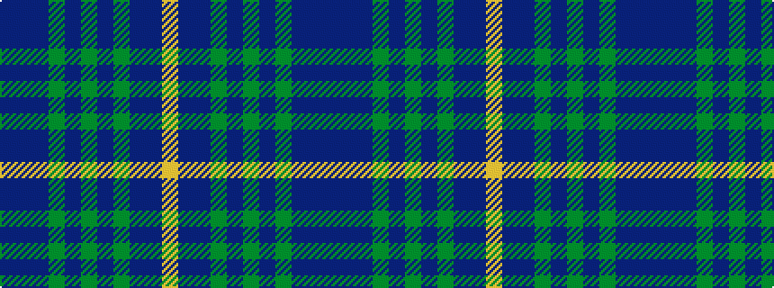 idealised woven sample of pattern BBBGBGBGBBY