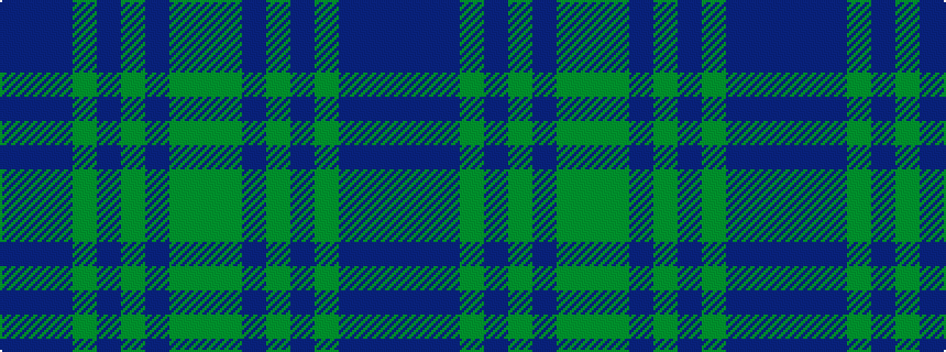 idealised woven sample of pattern BBBGBGBGG