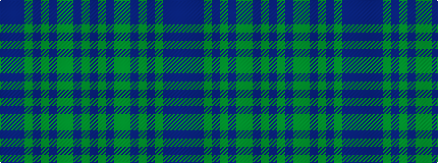 idealised woven sample of pattern BBBGBGBGGBGB