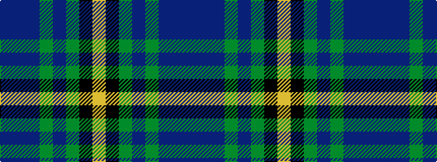 idealised woven sample of pattern BBBGBGKY