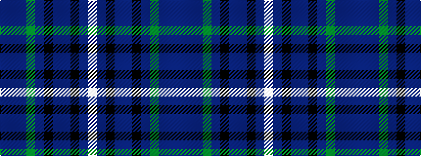 idealised woven sample of pattern BBBGBKBBKBW